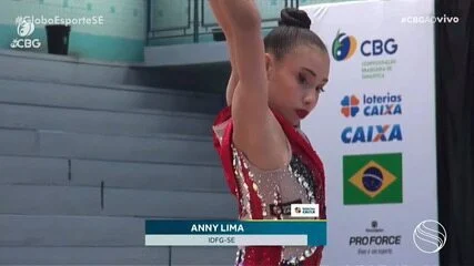Ginástica Rítmica Sergipe conquista medalhas no Brasileiro Infantil em Florianópolis, Anny Beatriz é ouro no individual geral com 86.050 pontos, Clube Jardins prata