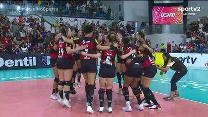 Em virada histórica, Sesc-Flamengo supera Praia Clube na final e conquista a Copa Super Vôlei em Niterói, parciais 25/19, 25/23, 20/25, 22/25, 15/11