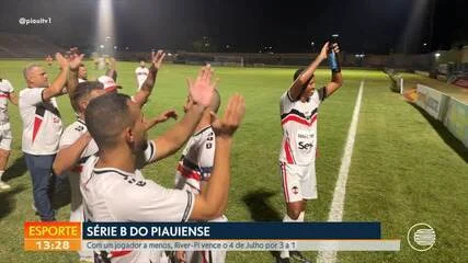 Escalação do River-PI para semifinal contra o Picos, Gabriel Biloca é desfalque por suspensão, provável time e detalhes do jogo de ida em Teresina