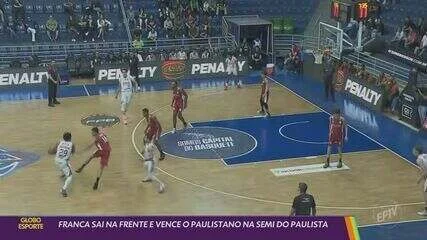 Franca segura reação do Paulistano, vence por 69 a 68 e garante vaga na final do Paulista com Mogi, finais começam em 7 de outubro