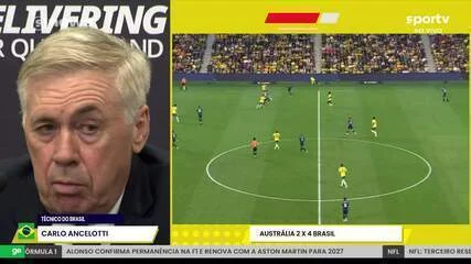 Ancelotti vê Brasil x Índia como oportunidade para a Seleção Brasileira, tira pressão dos jogadores e garante que desempenho não definirá futuro no novo ciclo