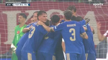 Itália x Turquia, em Bologna, pela Liga das Nações 2026/27: horário, onde assistir ao vivo na Sportv, prováveis escalações de Mancini e Montella e o que está em jogo