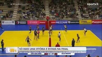Sesi-Bauru x São Caetano, semifinal do Paulista feminino de vôlei: onde assistir ao jogo de volta, horário, transmissão ao vivo e chances de vaga na final
