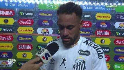 Neymar valoriza empate na Vila e define Santos x Flamengo: “No Brasil, são os dois melhores times”