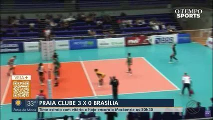 Praia Clube bate Mackenzie no tie-break e vai decidir Mineiro de vôlei feminino contra o Minas