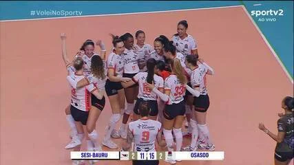 Osasco vence o Sesi-Bauru e sai na frente na final do Paulista feminino