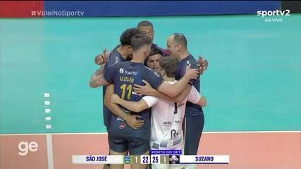 Vôlei São José encara Suzano e busca virada na semifinal para ir à decisão do Paulista