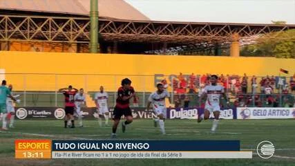 River-PI sofre gols em todos os jogos no Piauiense Série B 2026; confira os números
