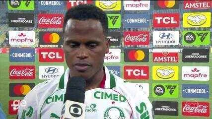 Arias, do Palmeiras, rebate vaias da torcida do Fluminense: “As pessoas têm amnésia”