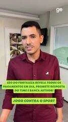 Fortaleza sofre segundo transfer ban da Fifa por dívida com Bryan Ceballos