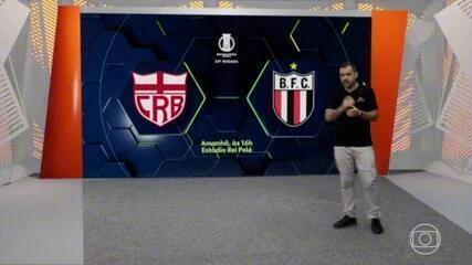 CRB x Botafogo-SP: onde assistir ao vivo, horário e escalação