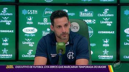 Ex-técnico do Guarani responsabiliza presidente por fracasso na Série C: “Maior culpado”