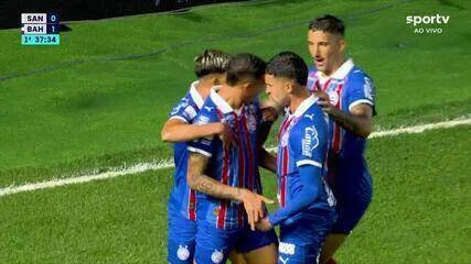 Atuações do Bahia: Luciano Juba e Ronaldo são os melhores contra o Santos