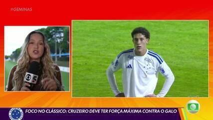 Escalação do Cruzeiro: meia sofre lesão na coxa e vira dúvida para clássico