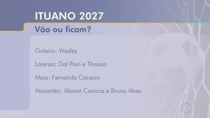 Ituano anuncia o goleiro Gabriel Gasparotto, primeiro reforço para 2027