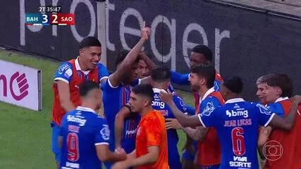 Atuações do Bahia: Marcos Victor brilha com gol e assistência contra o São Paulo