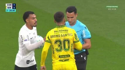 Corinthians x Mirassol: PC de Oliveira concorda com VAR na expulsão de Bruno Santos; vídeo
